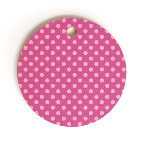 Leah Flores Bubblegum Cutting Board Round