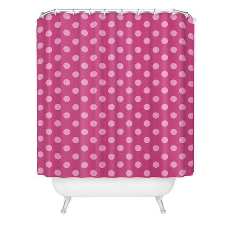 Leah Flores Bubblegum Shower Curtain