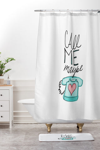 Leah Flores Call Me Maybe Shower Curtain And Mat