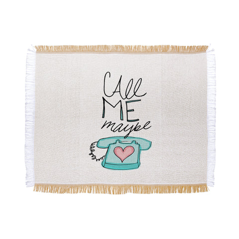 Leah Flores Call Me Maybe Throw Blanket
