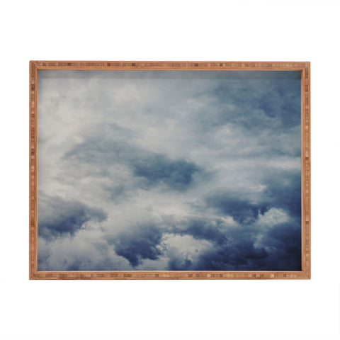Leah Flores Clouds 1 Rectangular Tray