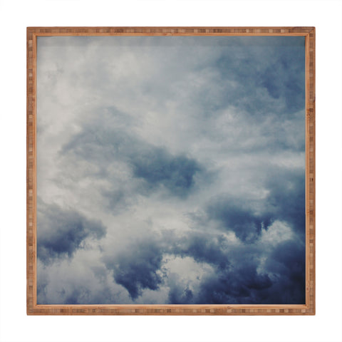 Leah Flores Clouds 1 Square Tray