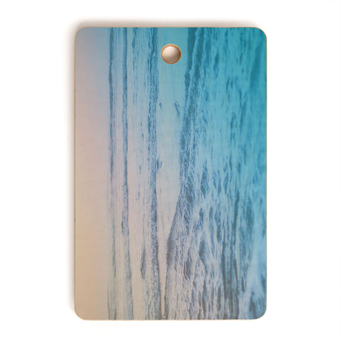 Leah Flores Cotton Candy Waves Cutting Board Rectangle