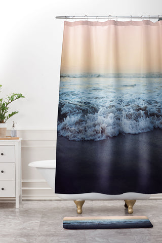 Leah Flores Crash Into Me Shower Curtain And Mat