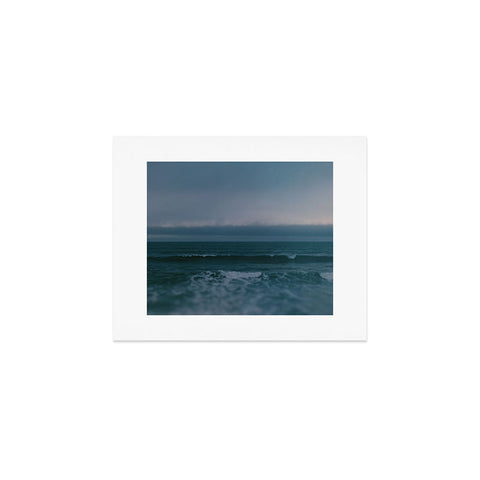 Leah Flores Dark Blue Ocean Art Print