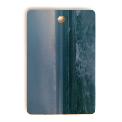 Leah Flores Dark Blue Ocean Cutting Board Rectangle