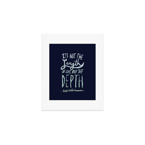 Leah Flores Depth Art Print