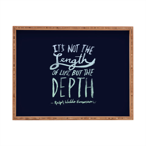 Leah Flores Depth Rectangular Tray