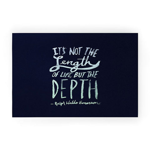 Leah Flores Depth Welcome Mat