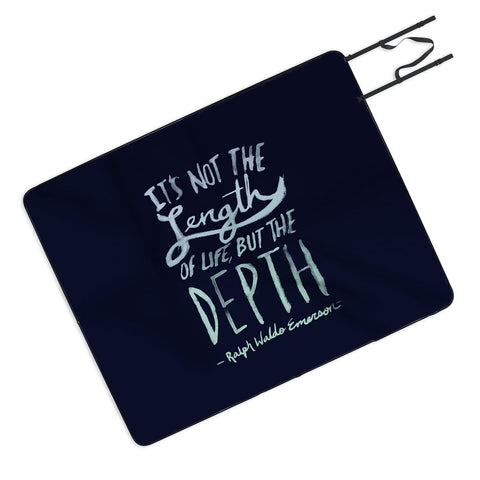 Leah Flores Depth Picnic Blanket