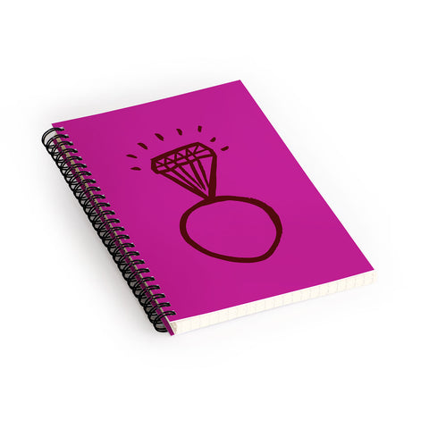 Leah Flores Diamond Bling Spiral Notebook