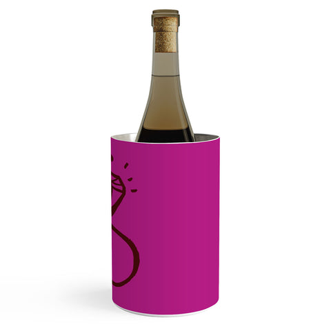 Leah Flores Diamond Bling Wine Chiller