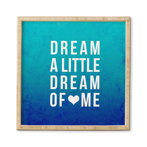 Leah Flores Dream Blue Framed Wall Art