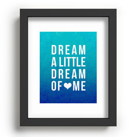 Leah Flores Dream Blue Recessed Framing Rectangle