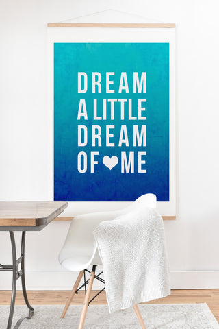 Leah Flores Dream Blue Art Print And Hanger