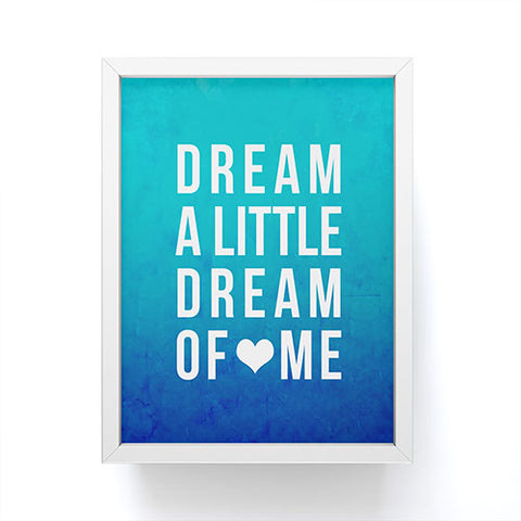 Leah Flores Dream Blue Framed Mini Art Print