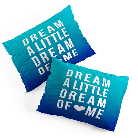 Leah Flores Dream Blue Pillow Shams