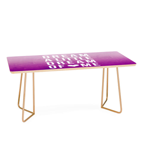 Leah Flores Dream Pink Coffee Table