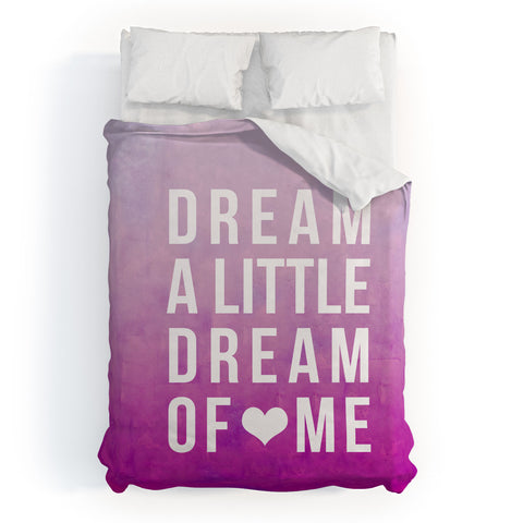 Leah Flores Dream Pink Duvet Cover