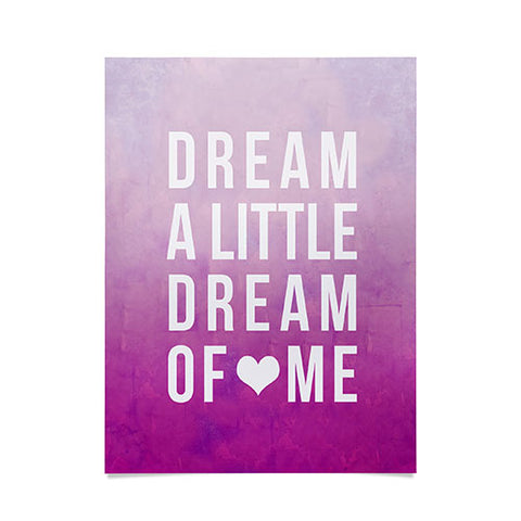 Leah Flores Dream Pink Poster