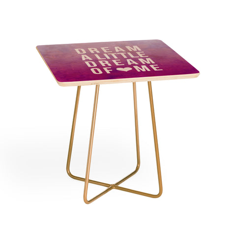 Leah Flores Dream Pink Side Table