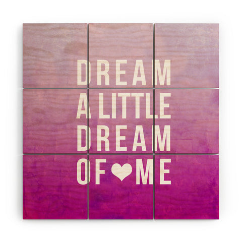 Leah Flores Dream Pink Wood Wall Mural
