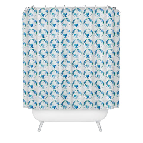 Leah Flores Earthling Shower Curtain
