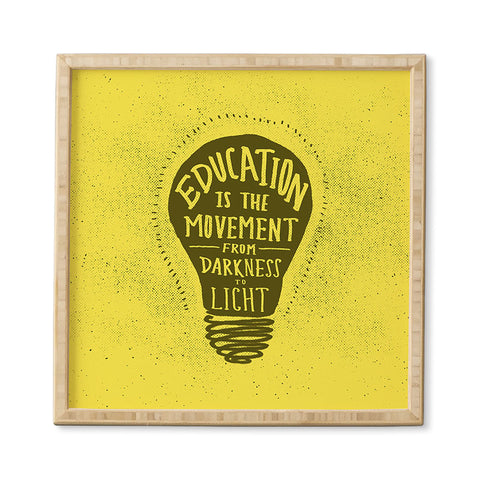 Leah Flores Education Framed Wall Art