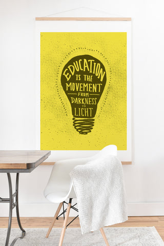 Leah Flores Education Art Print And Hanger