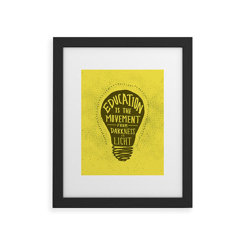 Leah Flores Education Framed Art Print