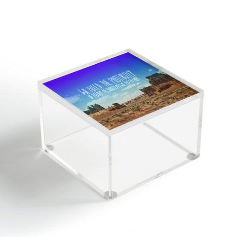 Leah Flores Edward Abbey X Escape Acrylic Box