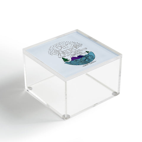 Leah Flores Einstein Nature 1 Acrylic Box