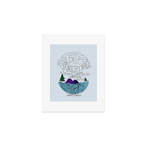 Leah Flores Einstein Nature 1 Art Print