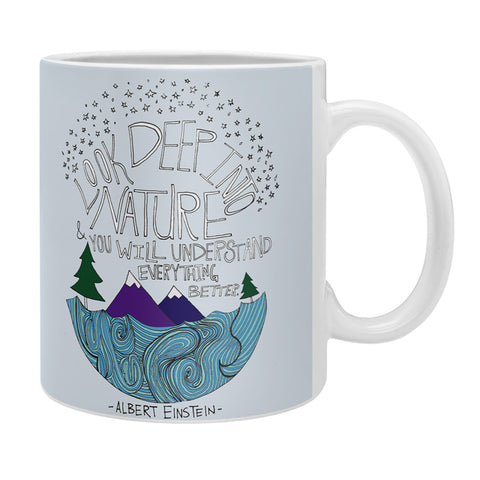 Leah Flores Einstein Nature 1 Coffee Mug