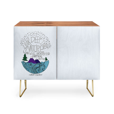 Leah Flores Einstein Nature 1 Credenza