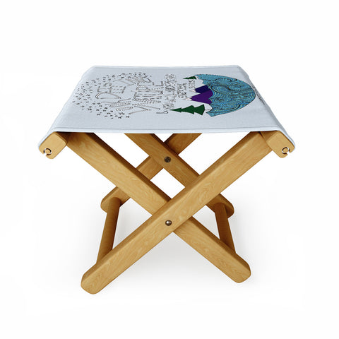 Leah Flores Einstein Nature 1 Folding Stool