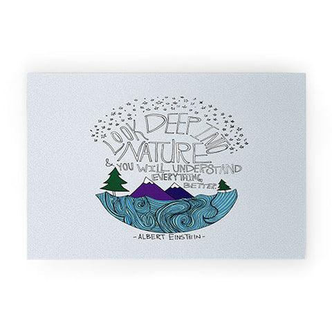 Leah Flores Einstein Nature 1 Welcome Mat