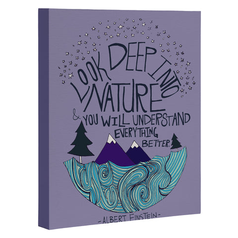 Leah Flores Einstein Nature 2 Art Canvas