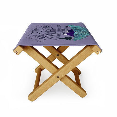 Leah Flores Einstein Nature 2 Folding Stool