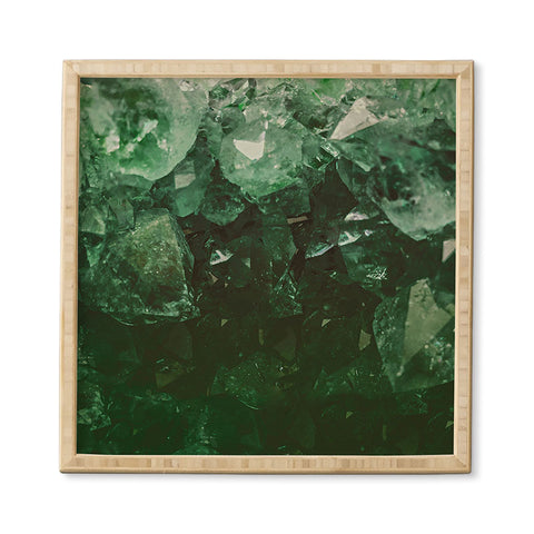 Leah Flores Emerald Gem Framed Wall Art