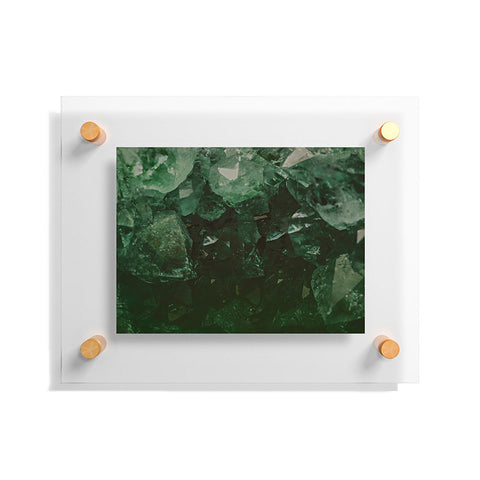Leah Flores Emerald Gem Floating Acrylic Print