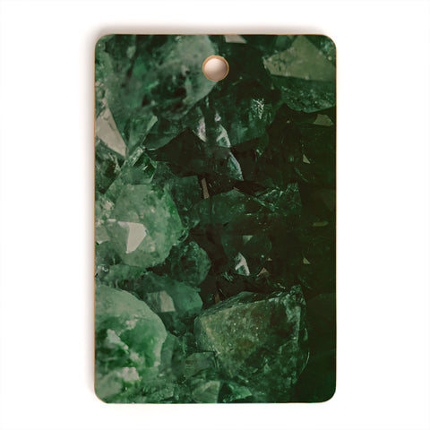 Leah Flores Emerald Gem Cutting Board Rectangle