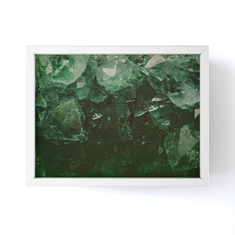 Leah Flores Emerald Gem Framed Mini Art Print