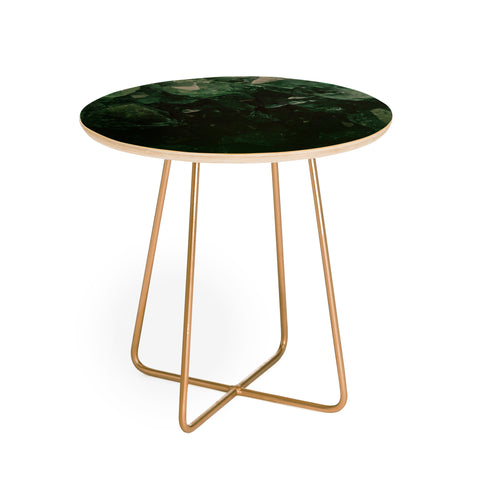 Leah Flores Emerald Gem Round Side Table