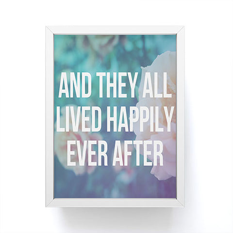 Leah Flores Ever After Framed Mini Art Print