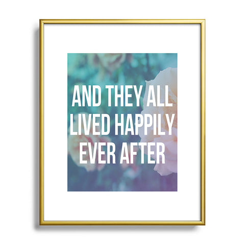 Leah Flores Ever After Metal Framed Art Print