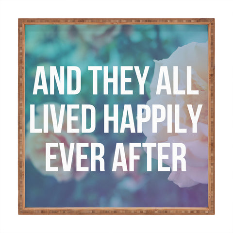 Leah Flores Ever After Square Tray