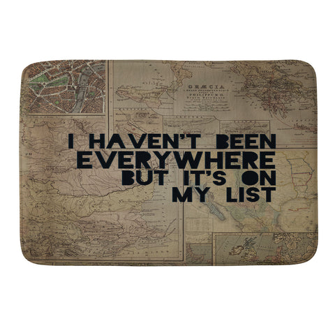 Leah Flores Everywhere Memory Foam Bath Mat