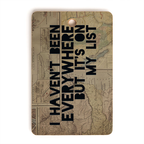 Leah Flores Everywhere Cutting Board Rectangle