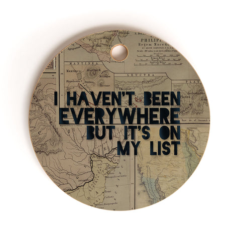 Leah Flores Everywhere Cutting Board Round